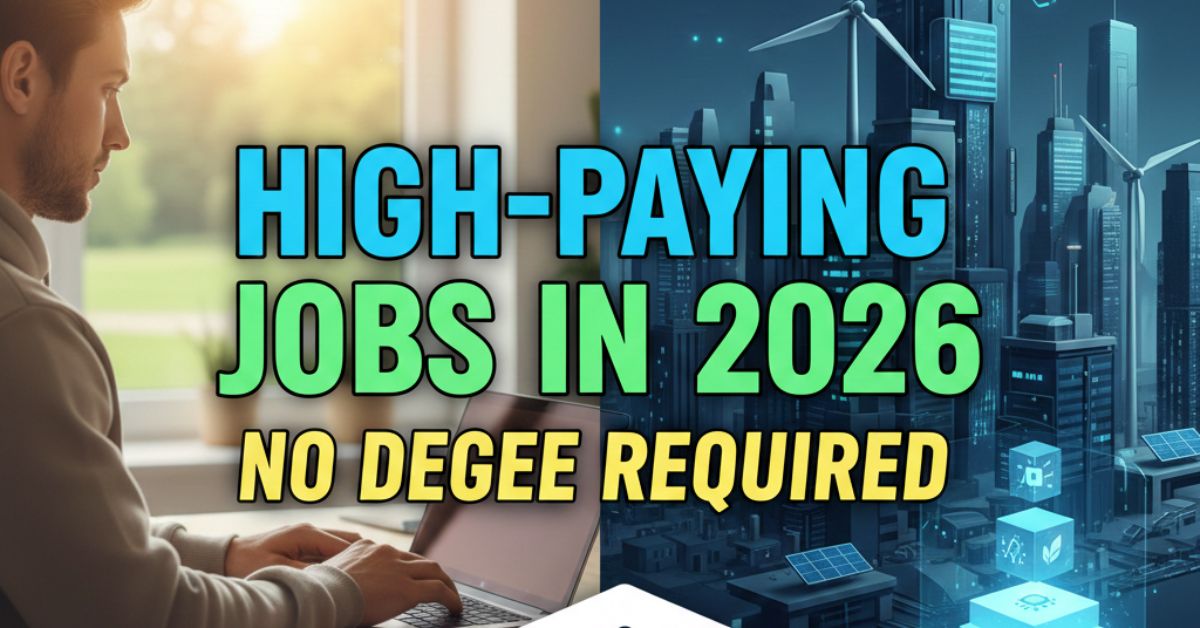 High-Paying Jobs in 2026 (No Degree Required): 2026 Career Guide