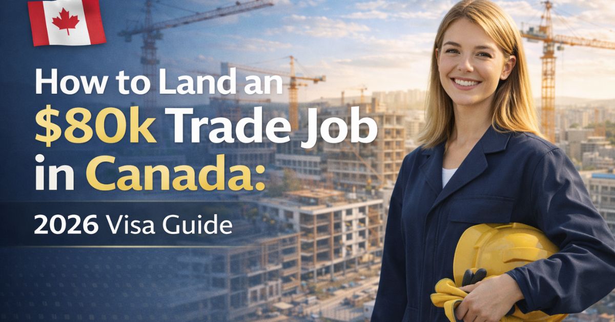 How to Land an $80k Trade Job in Canada: 2026 Visa Guide
