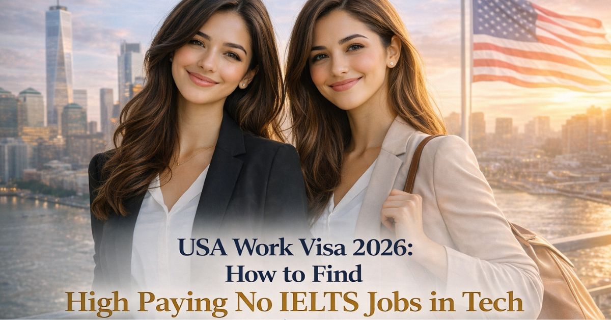 USA Work Visa 2026: How to Find High Paying No IELTS Jobs in Tech & Finance