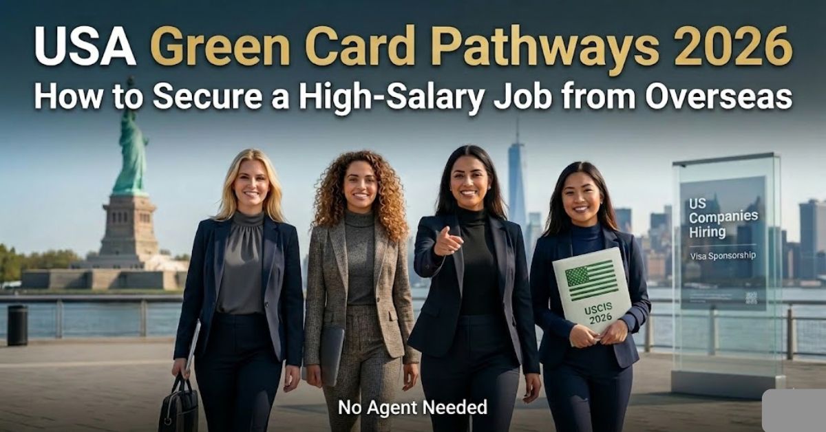 USA Green Card Pathways 2026: How to Secure a High-Salary Job from Overseas