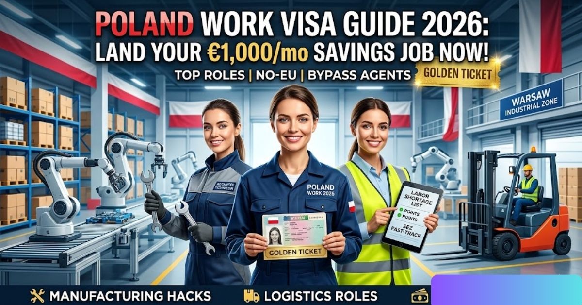 Poland Work Visa Guide 2026: Top Manufacturing & Logistics Roles for Non-EU Citizens