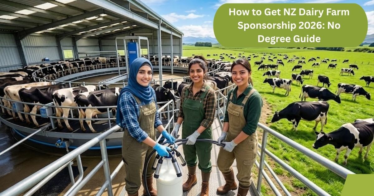 How to Get NZ Dairy Farm Sponsorship 2026: No Degree Guide