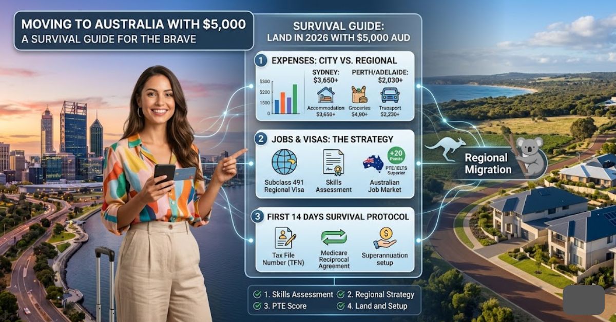 Moving to Australia with $5,000: A Survival Guide for the Brave